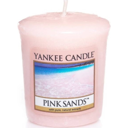 Yankee Candle Pink Sands - Růžové písky vonná svíčka votivní 49 g