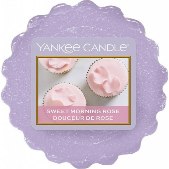 Yankee Candle Sweet Morning Rose - Sladká ranní růže vonný vosk do aromalampy 22 g