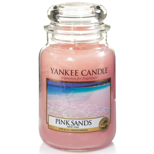 Yankee Candle Pink Sands - Růžové písky vonná svíčka Classic velká sklo 623 g