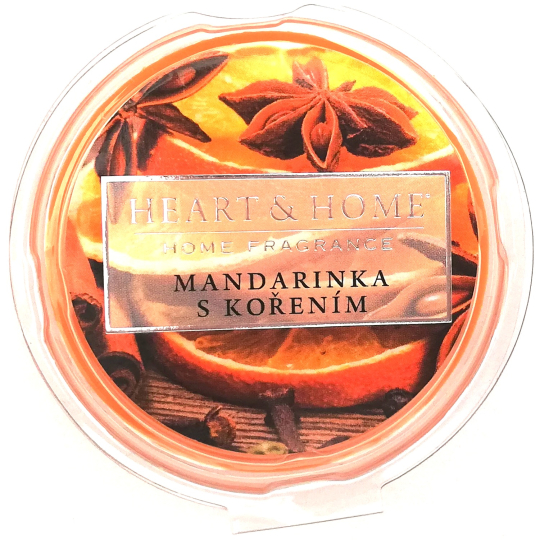 Heart & Home Mandarinka s kořením Sojový přírodní vonný vosk 26 g
