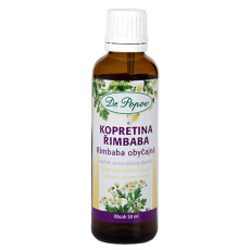 Dr. Popov Kopretina Řimbaba (Řimbaba obecná), originální bylinné kapky pro uvolnění při migrenózních stavech a snadnější relaxaci doplněk stravy 50 ml