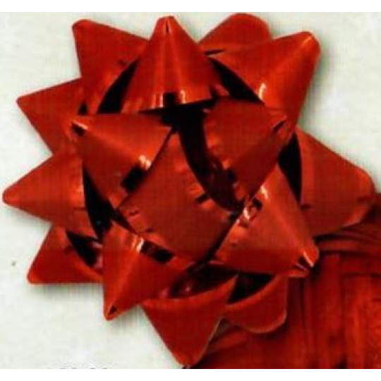 Nekupto Hvězdice střední luxus vánoční, zl. pr. červená 6,5 cm HV 109 30