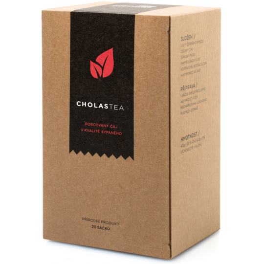 Aromatica CholasTea bylinný čaj svým složením podporuje normální trávení a vylučování vody z těla 20 x 2 g