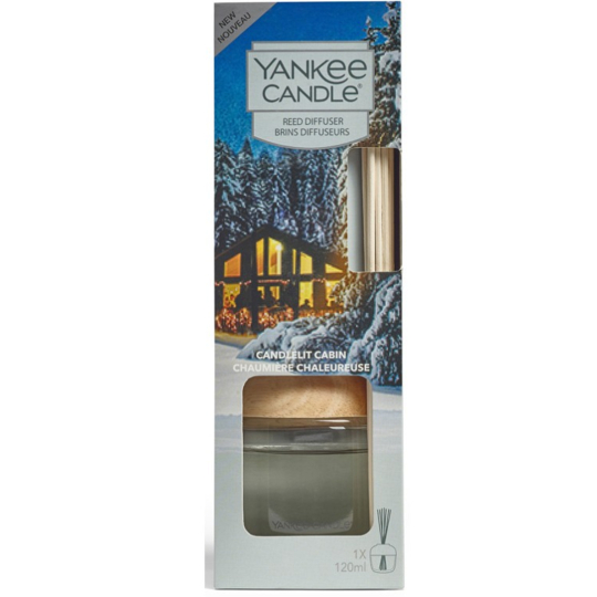 Yankee Candle Candlelit Cabin - Chata ozářená svíčkou aroma difuzér 88 ml