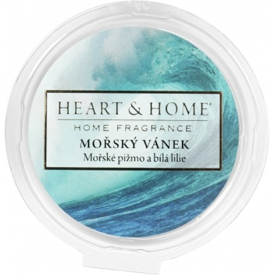 Heart & Home Mořský vánek Sojový přírodní vonný vosk 26 g
