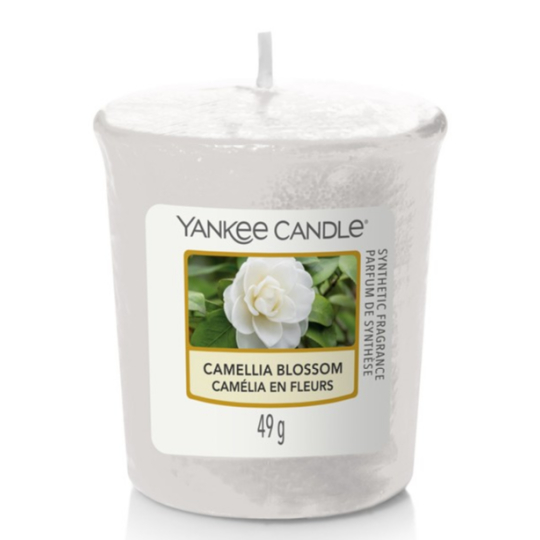 Yankee Candle Camellia Blossom - Kamélie vonná svíčka votivní 49 g