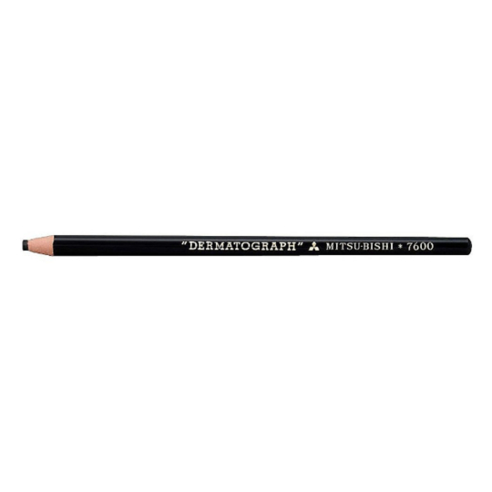 Uni Mitsubishi Dermatograph Průmyslová popisovací tužka pro různé typy povrchů Černá 1 kus