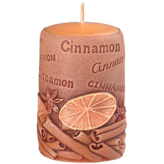 Candles Skořice Cinnamon vonná svíčka válec 50 x 80 mm