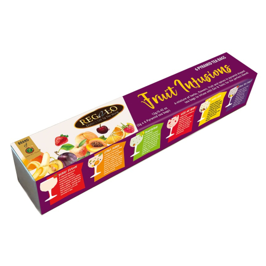 Regalo Ovocné čaje v pyramidkách mix dárkové balení 6 x 2 g
