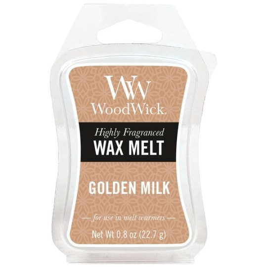WoodWick Golden Milk - Zlaté mléko vonný vosk do aromalampy 22.7 g