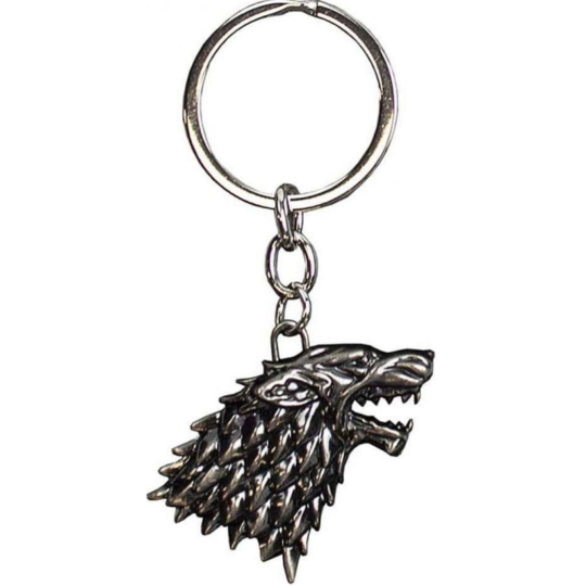 Epee Merch Hra o Trůny Game of Thrones - Stark Klíčenka kovová 4,5 x 6 cm