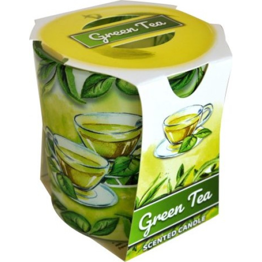Admit Verona Green Tea - Zelený čaj vonná svíčka ve skle 90 g