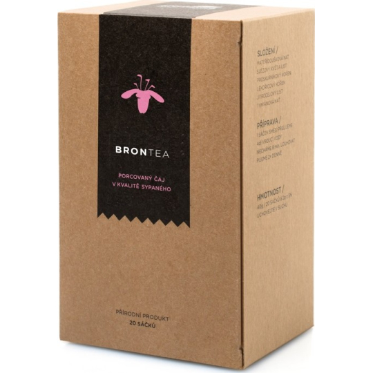 Aromatica BronTea bylinný čaj na podporu normální funkce dýchacích cest 20 x 2 g