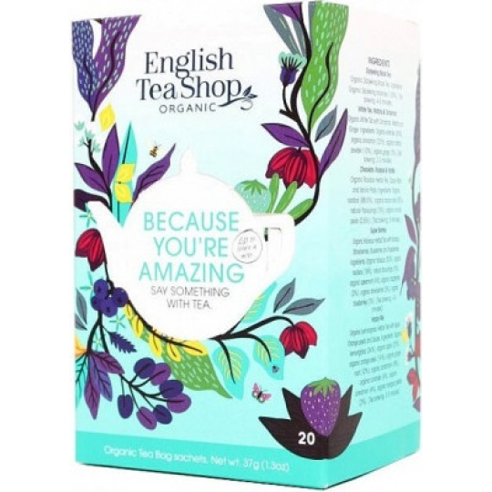 English Tea Shop Bio Because You're Amazing mix čajů 20 kusů 40 g