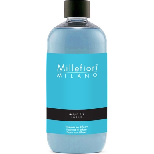Millefiori Milano Natural Acqua Blu - Vodní modrá Náplň difuzéru pro vonná stébla 250 ml