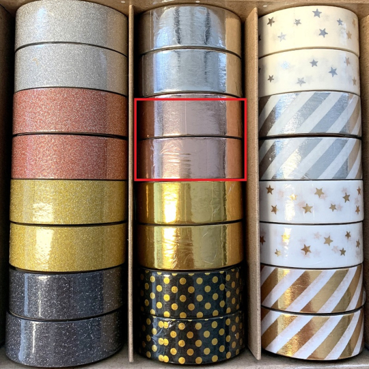 Ditipo Deco Glam páska dekorační Měděná 5 m x 15 mm
