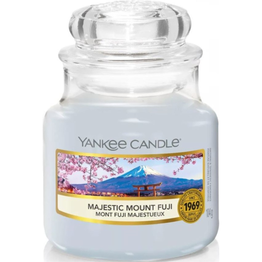 Yankee Candle Majestic Mount Fuji - Majestátní hora Fuji vonná svíčka Classic malá sklo 104 g