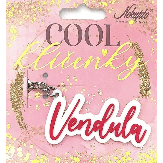 Nekupto Cool jmenná klíčenka Vendula 1 kus