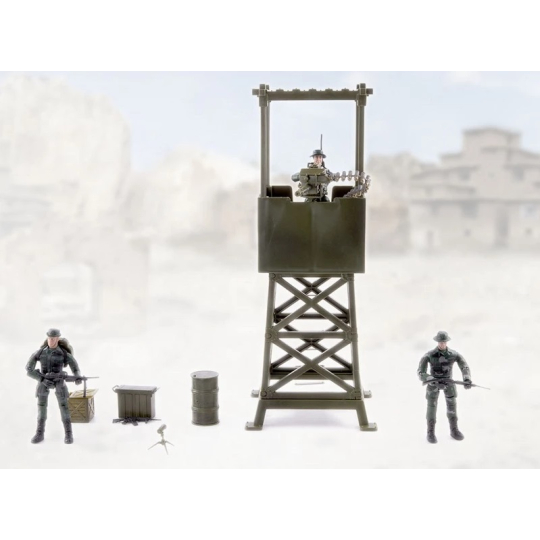 EP Line World Peacekeepers pohyblivé figurky vojáka se strážní věží, doporučený věk 3+