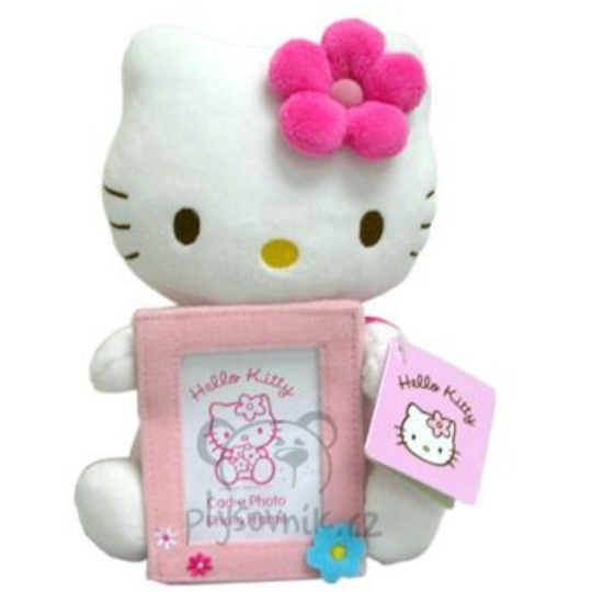 Hello Kitty plyšová hračka s fotorámečkem 18 cm