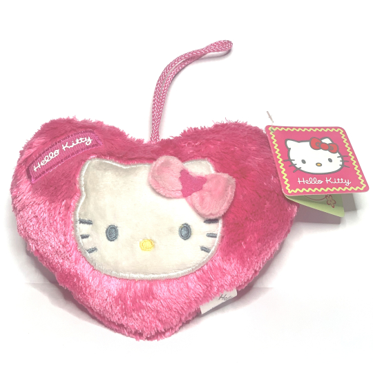 Hello Kitty plyšové srdíčko 10 cm