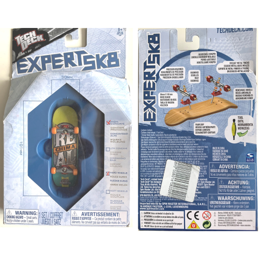 EP Line Tech Deck Expert Sk8 fingerboard 1 kus, doporučený věk 9+