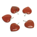 Jaspis červený Srdce přívěsek přírodní kámen 20 mm, kámen úplné péče