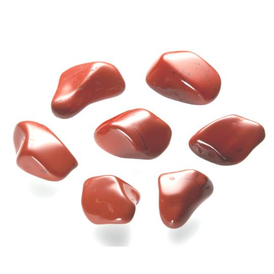 Jaspis červený Tromlovaný přírodní kámen 1 kus, 2 - 2,5 cm, kámen úplné péče