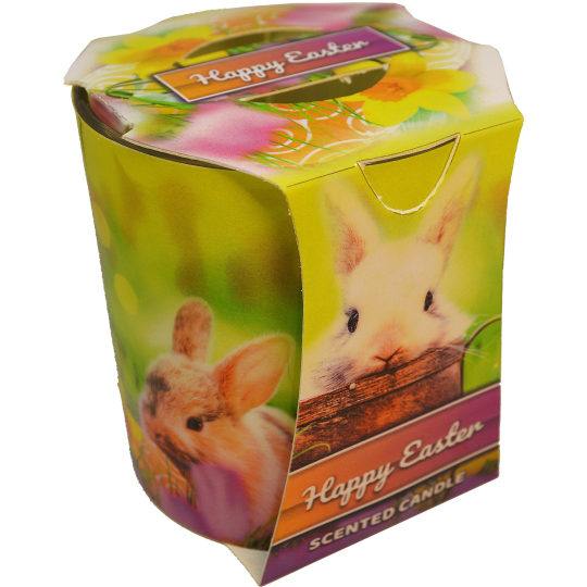 Admit Verona Easter Bunny vonná svíčka ve skle 90 g