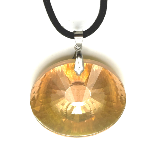 Aurazářič Andělský zlatá barva plný kruh, nejsem jen šperk 4,5 cm