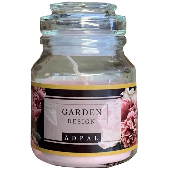 Adpal Garden Design vonná svíčka sklo se skleněným víčkem 70 x 100 mm