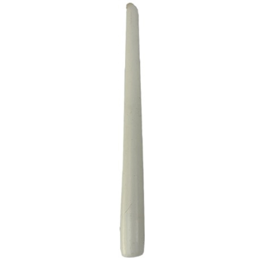 VeMDom Bílá svíčka kónická 20 x 240 mm 1 kus