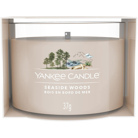 Yankee Candle Seaside Woods - Přímořské dřeva vonná svíčka votivní sklo 37 g