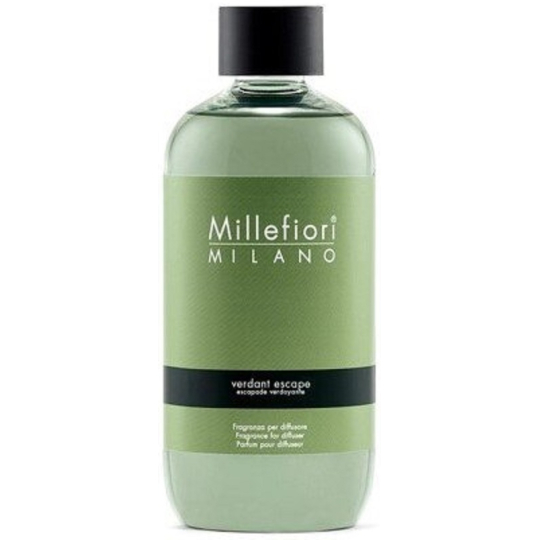 Millefiori Milano Natural Verdant Escape - Únik do zeleně Náplň difuzéru pro vonná stébla 250 ml