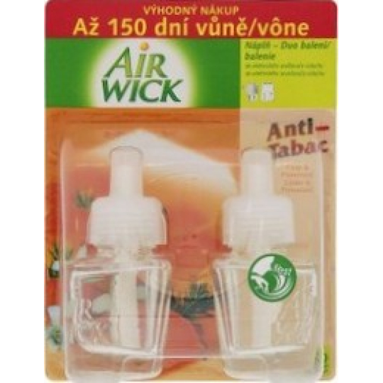 Air Wick Anti Tabac tekutá náplň náhradní náplň 2 x 19 ml