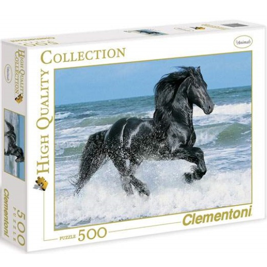 Clementoni Puzzle Kůň v moři 500 dílků, doporučený věk 8+