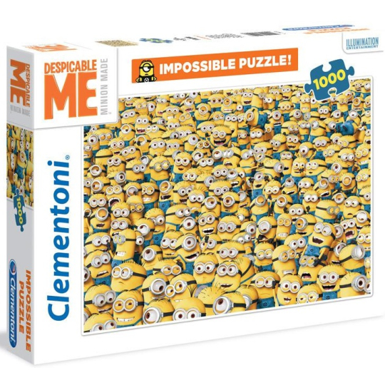 Clementoni Puzzle Disney Mimoni Impossible 1000 dílků, věk 3+