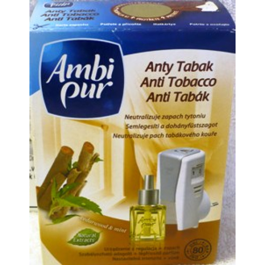Ambi Pur Anti Tabák elektrický osvěžovač vzduchu kompletní strojek 20 ml