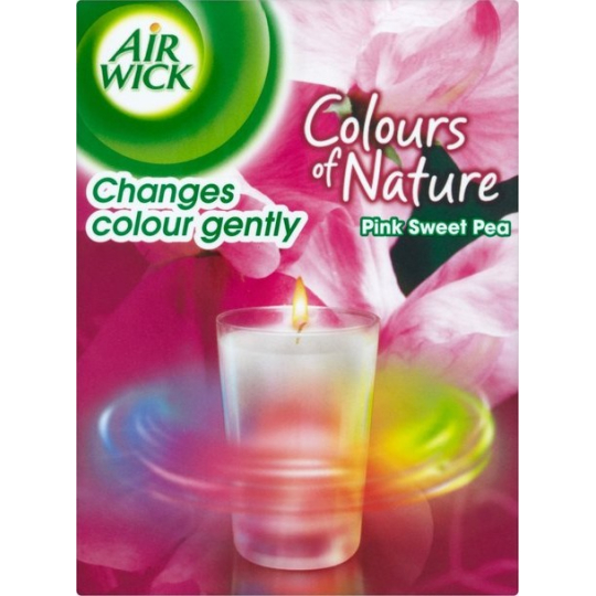 Air Wick Multicolor Růžové květy středomoří vonná svíčka 155 g