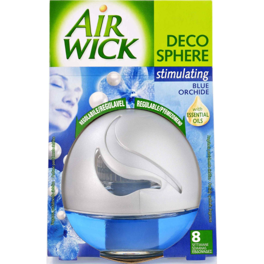 Air Wick Decosphere Modrá Orchidej osvěžovač vzduchu 75 ml