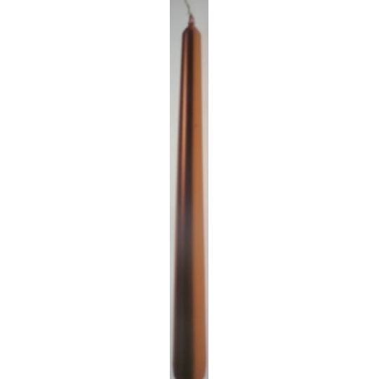 Lima Svíčka hladká metal hnědá kónická 22 x 250 mm 1 kus