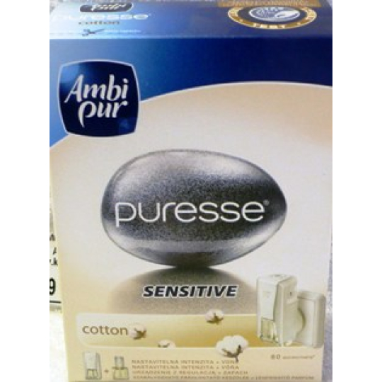 Ambi Pur Puresse Sensitive Cotton elektrický osvěžovač 20 ml