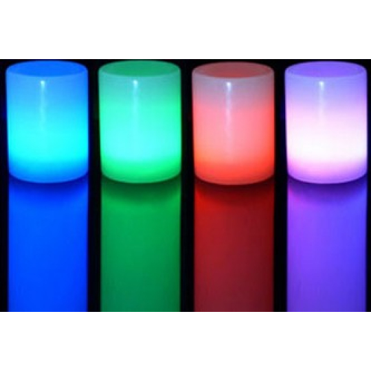 Max Elektrická svíčka na baterie hřbitovní různé barvy 6 cm