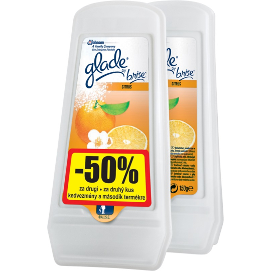 Glade Citrus gel osvěžovač vzduchu 2 x 150 g