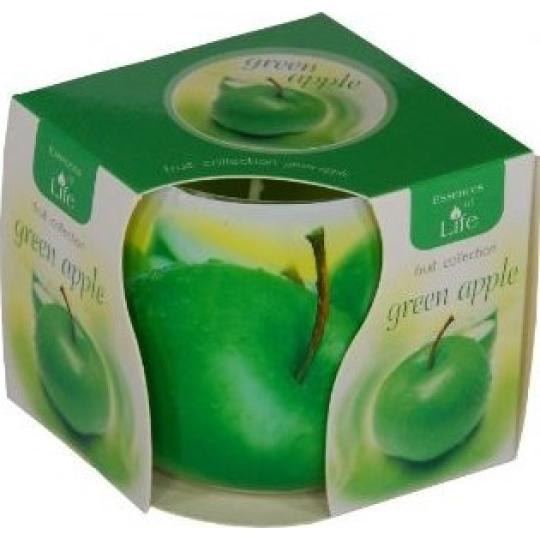 Essences of Life Green Apple aromatická svíčka ve skle 100 g