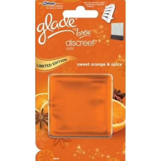 Glade Discreet Pomeranč a Koření osvěžovač vzduchu náhradní náplň 12 g