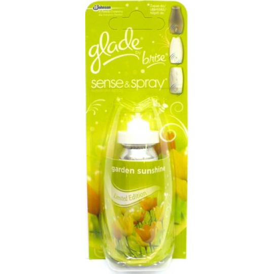 Glade Sense & Spray Garden Sunshine osvěžovač vzduchu náhradní náplň 18 ml sprej