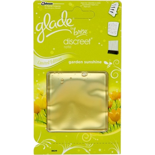 Glade Garden Sunshine Discreet osvěžovač vzduchu náhradní náplň 12 g