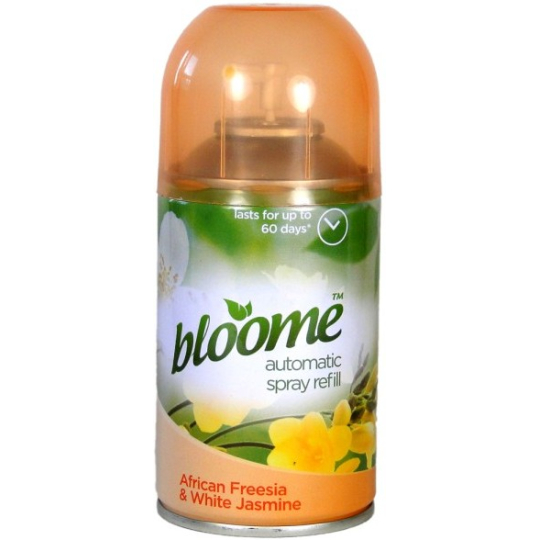 Bloome Africká frézie a Bílý jasmín osvěžovač vzduchu náhradní náplň 250 ml