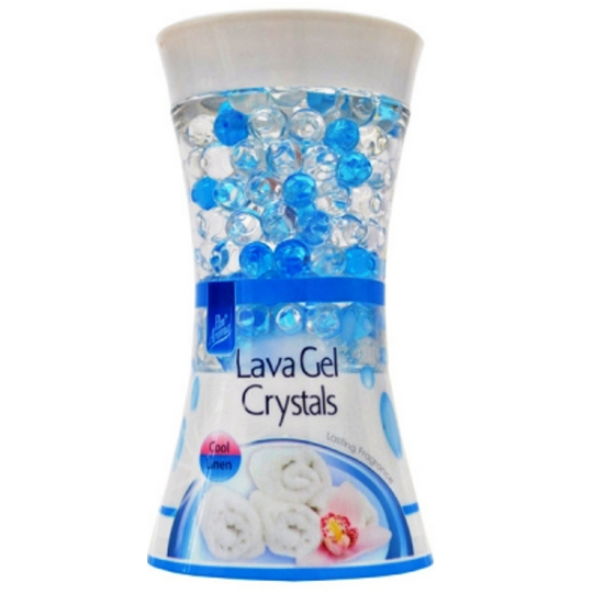 Pan Aroma Lava Gel Crystals Cool Linen gelový osvěžovač vzduchu 150 g